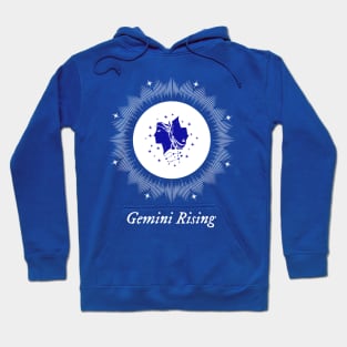 Gemini Rising Astrology Chart Zodiac Sign Ascendant Hoodie